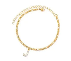 Initial Anklet Jewelry Accessory